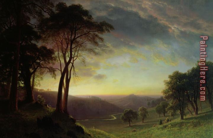 Albert Bierstadt The Sacramento River Valley